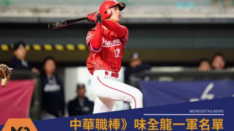 味全龍新星開季列入一軍名單、葉總看好曾聖安成中職版卡洛爾