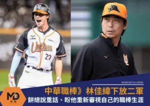 中華職棒》林佳緯下放二軍餅總說重話、盼他重新審視自己的職棒生涯