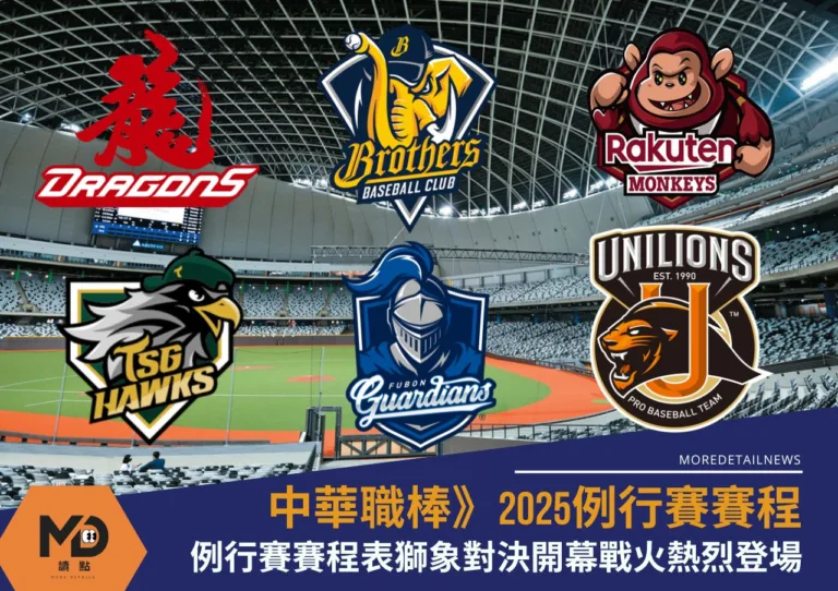 中華職棒2025例行賽賽程表、獅象對決開幕戰火熱烈登場