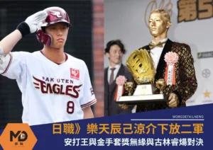 日職》辰己涼介下放二軍　無緣與古林睿煬對決