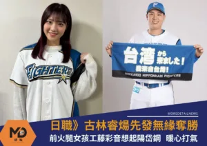 日職》古林睿煬先發無緣奪勝 前火腿女孩工藤彩音想起陽岱鋼 暖心打氣