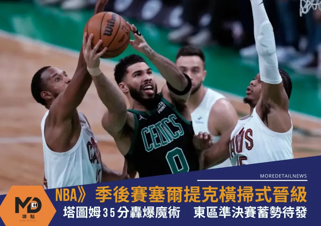 NBA》季後賽塞爾提克塔圖姆35分轟爆魔術 東區準決賽蓄勢待發