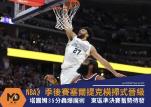 NBA》季後賽金塊莫瑞轟43分痛宰快艇 系列賽搶先一步聽牌