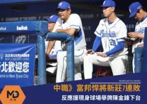 中職》富邦悍將新莊7連敗追平隊史最慘紀錄！反應援現身球場舉牌陳金鋒下台
