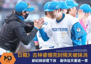 日職》古林睿煬完封隔天被抹消！創紀錄卻遭下放　最快這天重返一軍