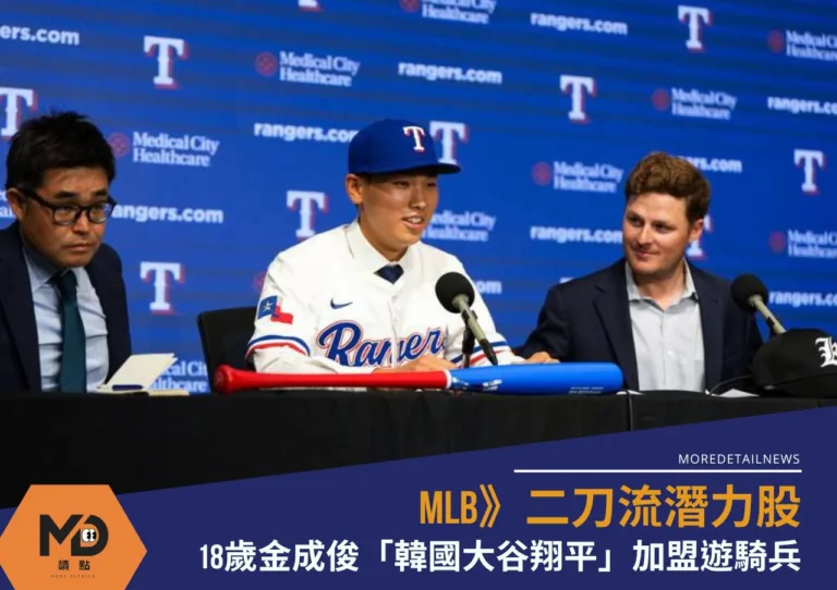 MLB》二刀流潛力股18歲金成俊「韓國大谷翔平」加盟遊騎兵