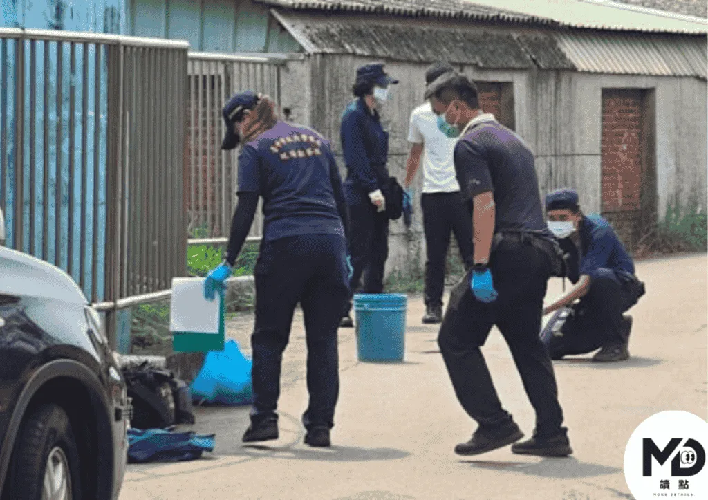 檢警在現場勘查