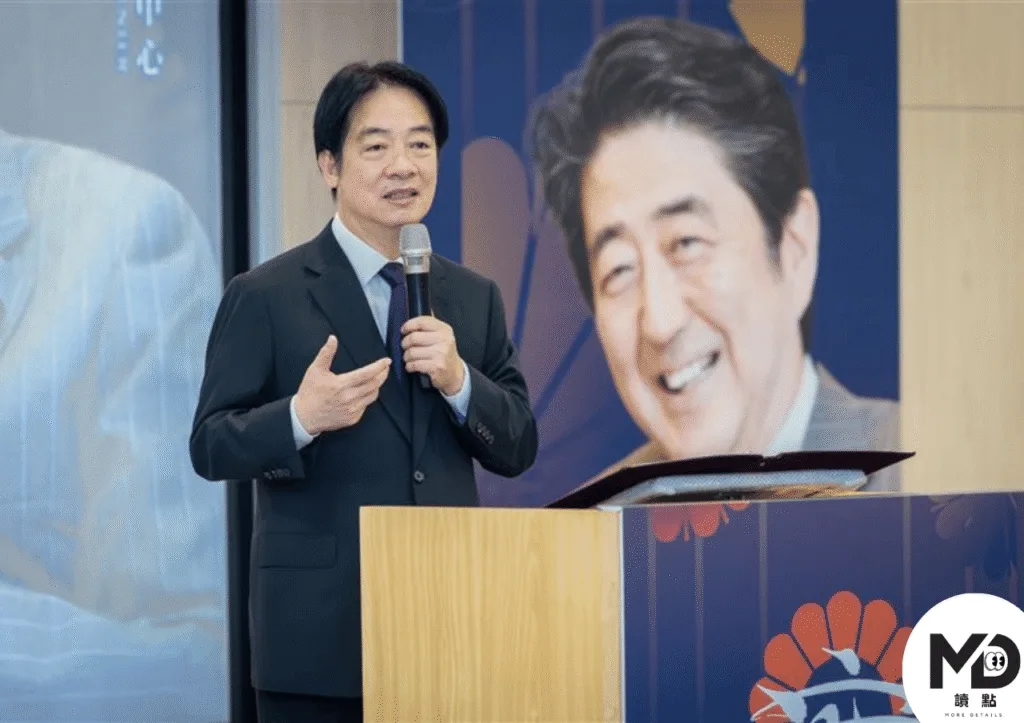 賴清德細數安倍晉三的貢獻
