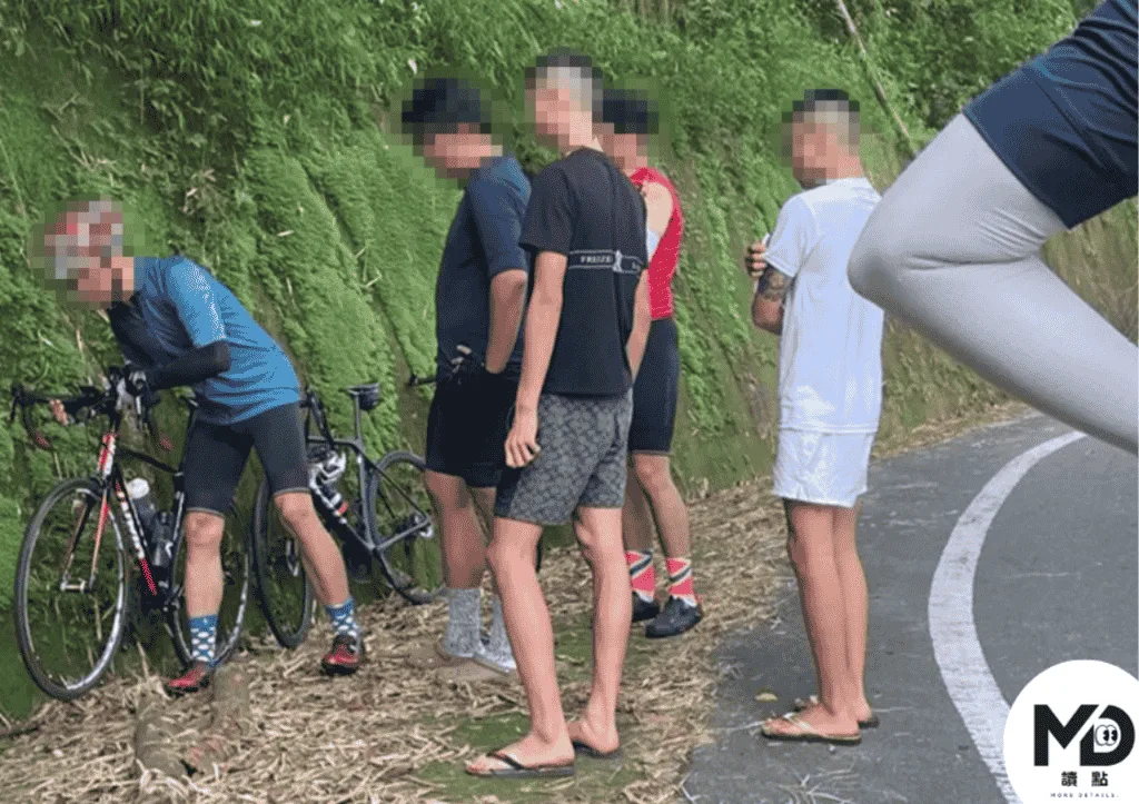 無照猴出事前就已經先撞到腳踏車騎士