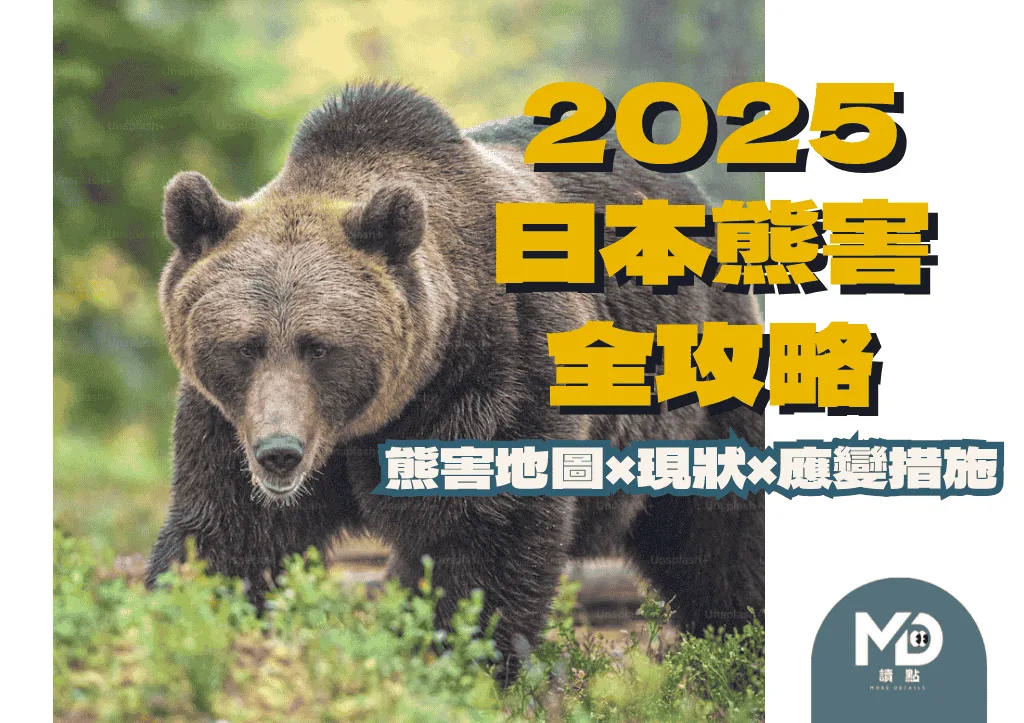 遇到熊怎麼辦？2025日本熊害地圖、現狀與應變措施全攻略！