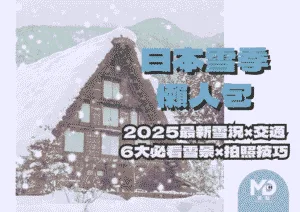 日本雪季懶人包：2025最新雪況與6大必看雪景！