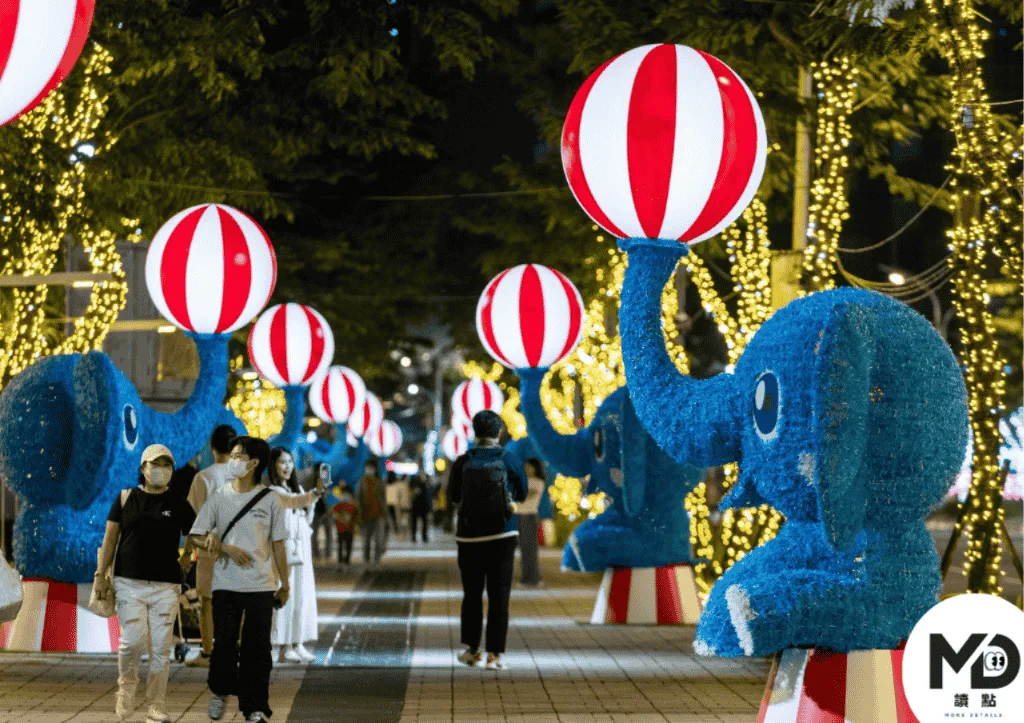 新北耶誕城馬戲裝置