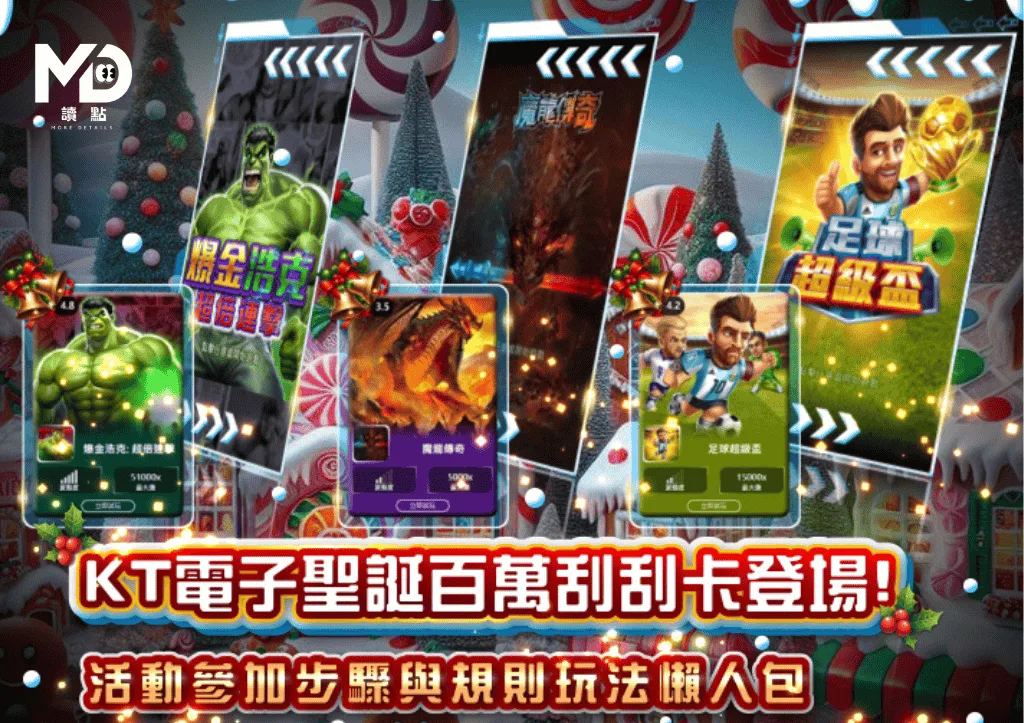 KT電子聖誕百萬刮刮卡登場!活動參加步驟與規則玩法懶人包