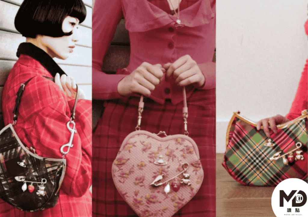 Charm Frame 小錢包/27,500元,心形 Belle Frame 手提包/19,600元(圖/品牌提供)