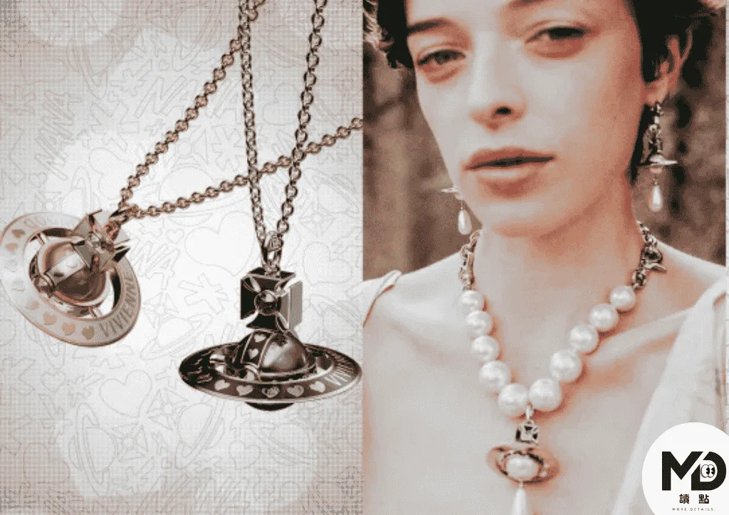 ANA土星項鍊(大) /14,100元,Nana Pearl Necklace /23,000元(圖/品牌提供)