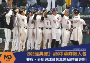 2026WBC中華隊懶人包：賽程、分組與球員名單焦點(持續更新)