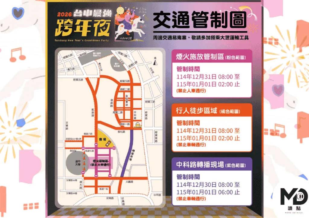 2026台中最強跨年夜 | 蕭敬騰獨家演出，時間地點、其他卡司、交通一次看懂