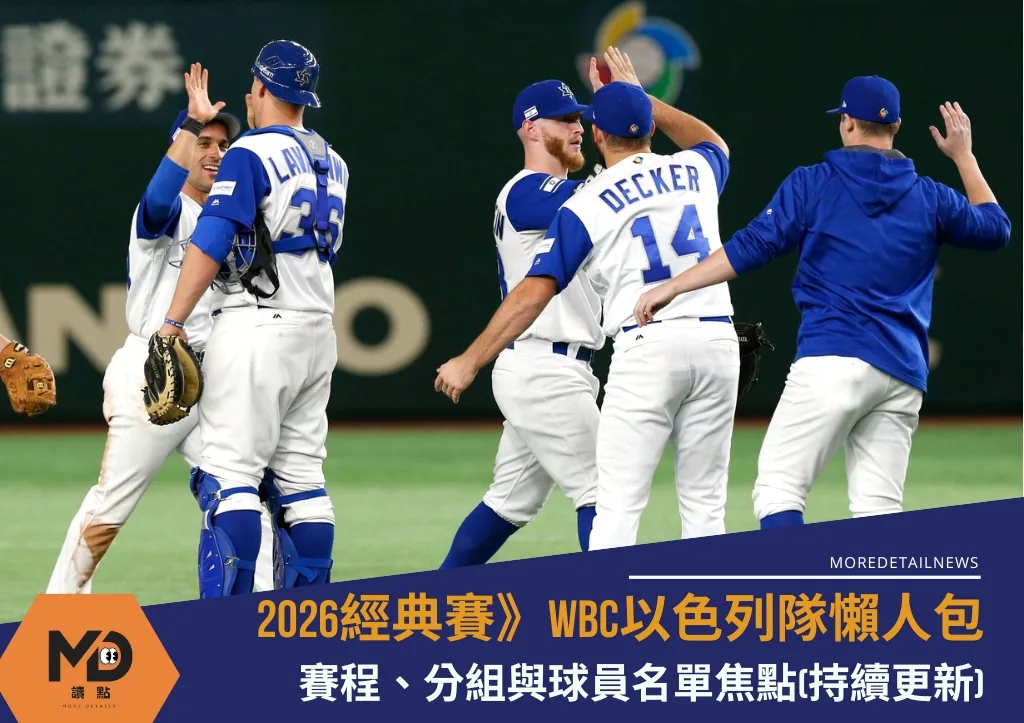 2026WBC以色列隊懶人包：賽程、分組與球員名單焦點(持續更新)