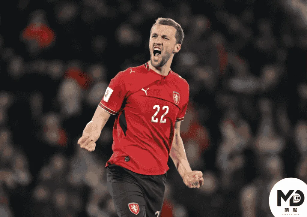 Tomáš Souček能組織捷克的第二次進攻機會