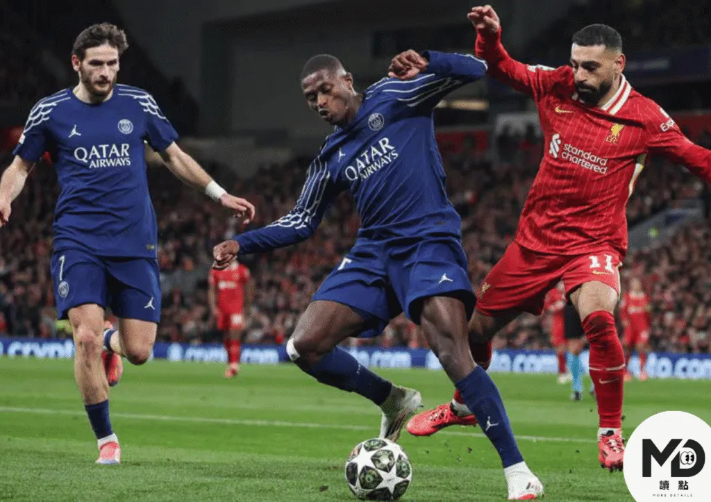 巴黎聖日耳曼對上利物浦