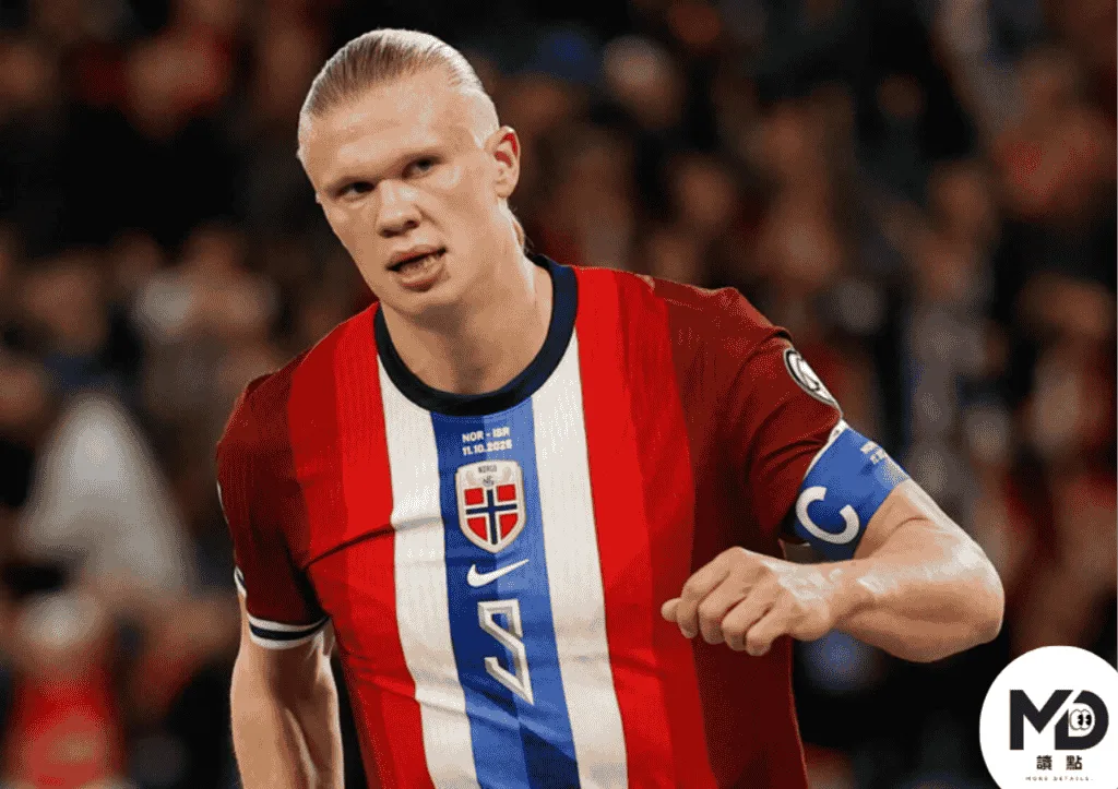 哈蘭德不僅是世界頂級前鋒更是挪威的進攻核心