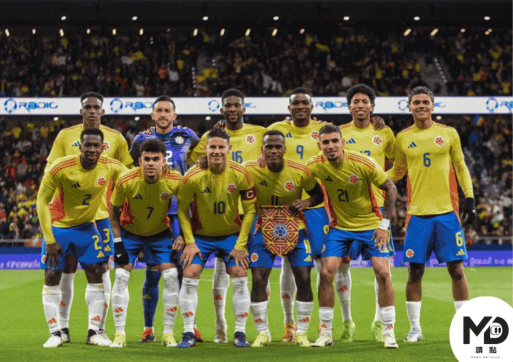 哥倫比亞:邊路展開與中場串聯並重的控制型打法