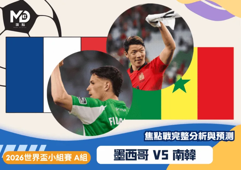 墨西哥vs南韓｜2026世界盃A組焦點戰完整分析與預測