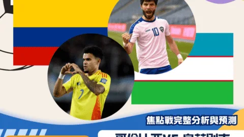 哥倫比亞vs烏茲別克｜2026世界盃K組焦點戰完整分析與預測