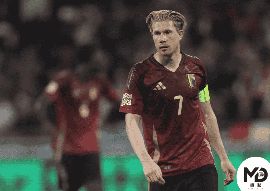Kevin De Bruyne曾是比利時隊長