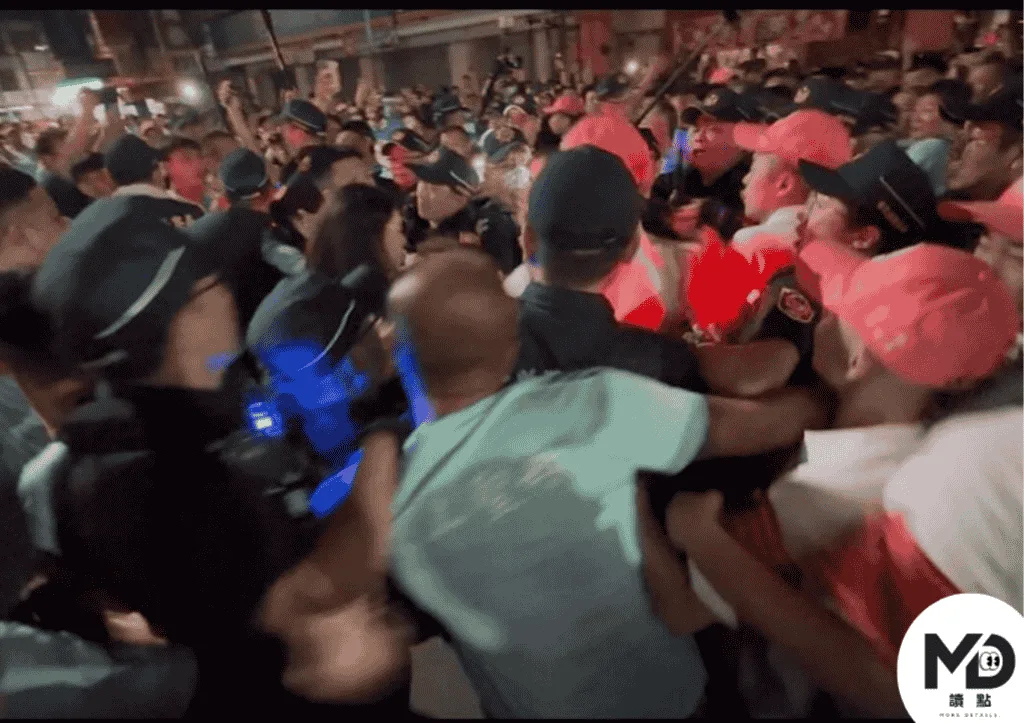 日前大甲媽遶境延誤7小時爆發2波衝突