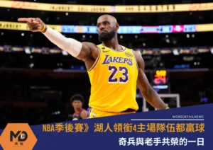 NBA季後賽》湖人領銜4主場隊伍都贏球 奇兵與老手共榮的一日