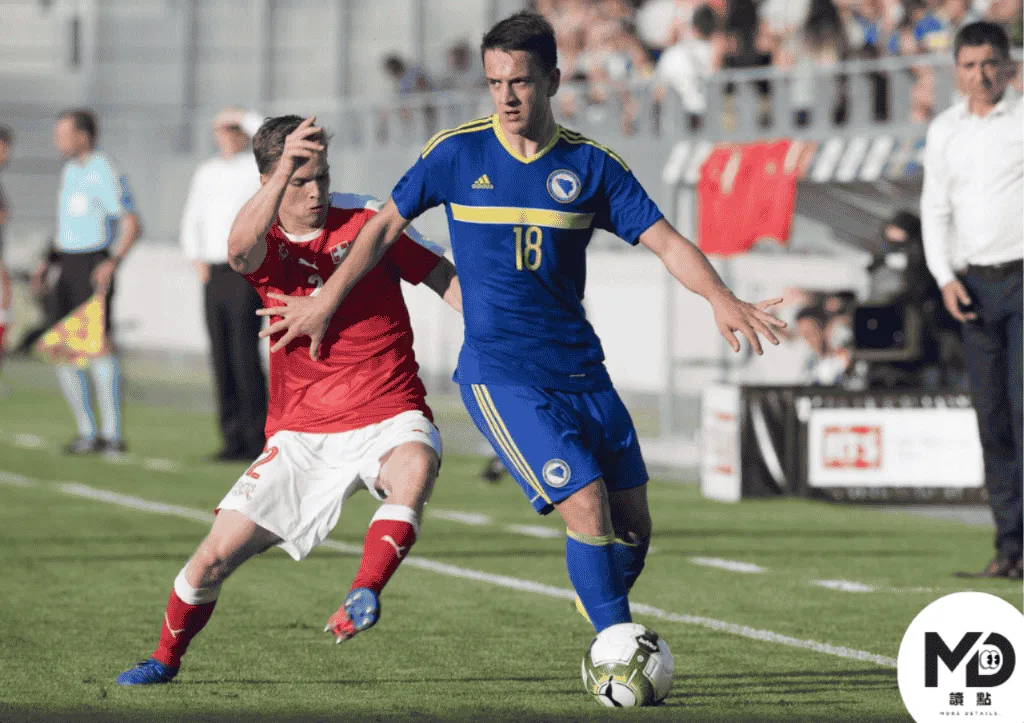 Amir Hadziahmetovic負責波赫隊伍中場搶球反擊