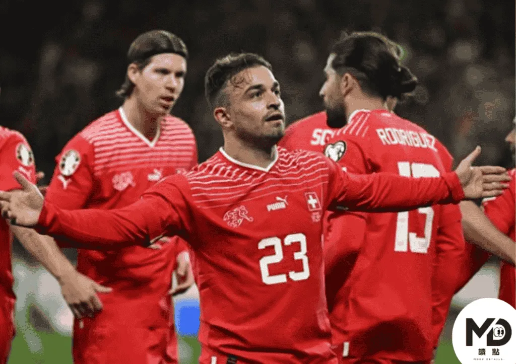 以2026世界盃外圍賽數據來看瑞士勝率更高一些