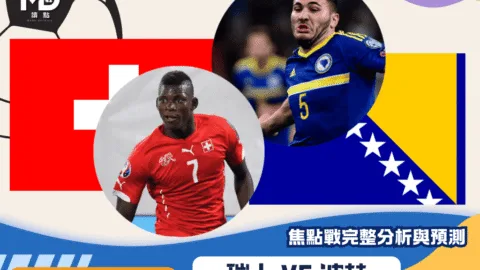 瑞士vs波赫｜2026世界盃B組焦點戰完整分析與預測