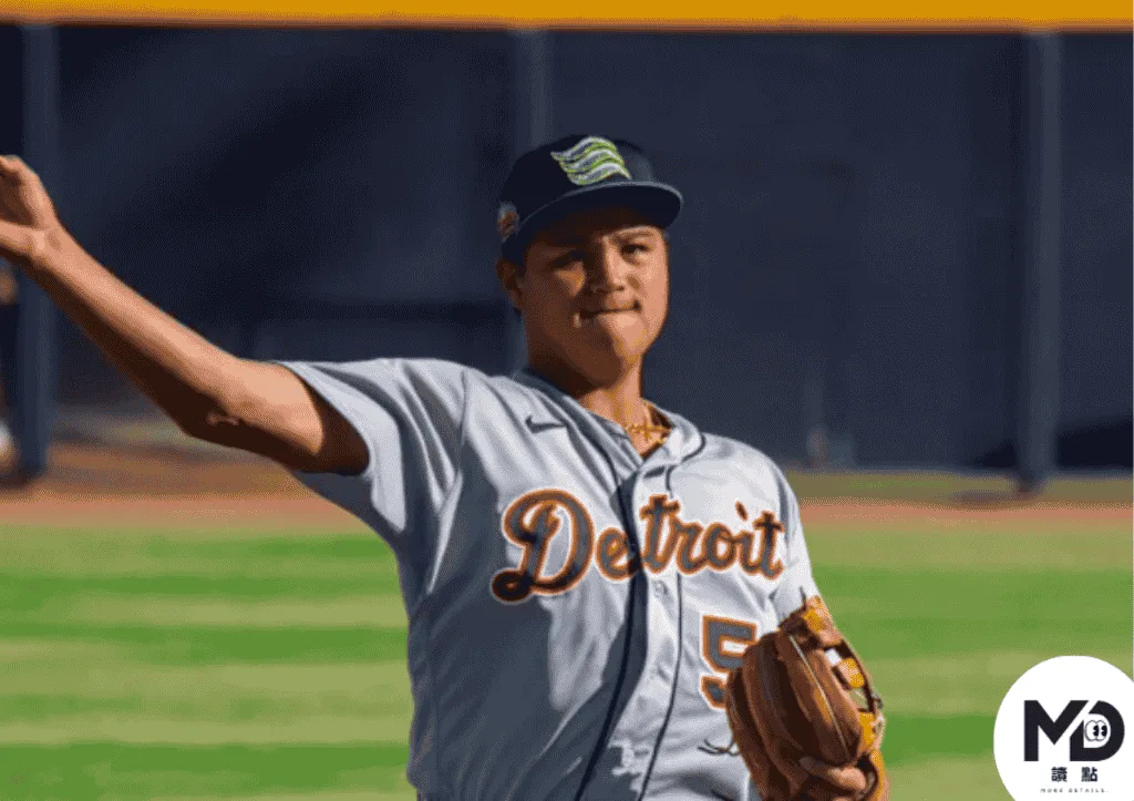 李灝宇年輕時就展現擊球力道與防守速度的天分