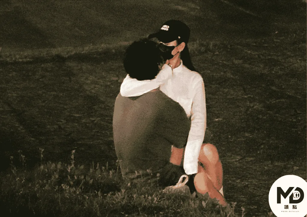 2024年吳卓源、朱軒洋被直擊在河濱公園親密互動