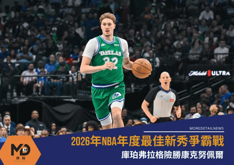 2026年NBA年度最佳新秀爭霸戰：庫珀弗拉格險勝康克努佩爾