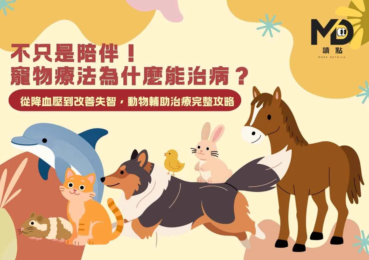 不只是陪伴！寵物療法為什麼能治病？從降血壓到改善失智，動物輔助治療完整攻略