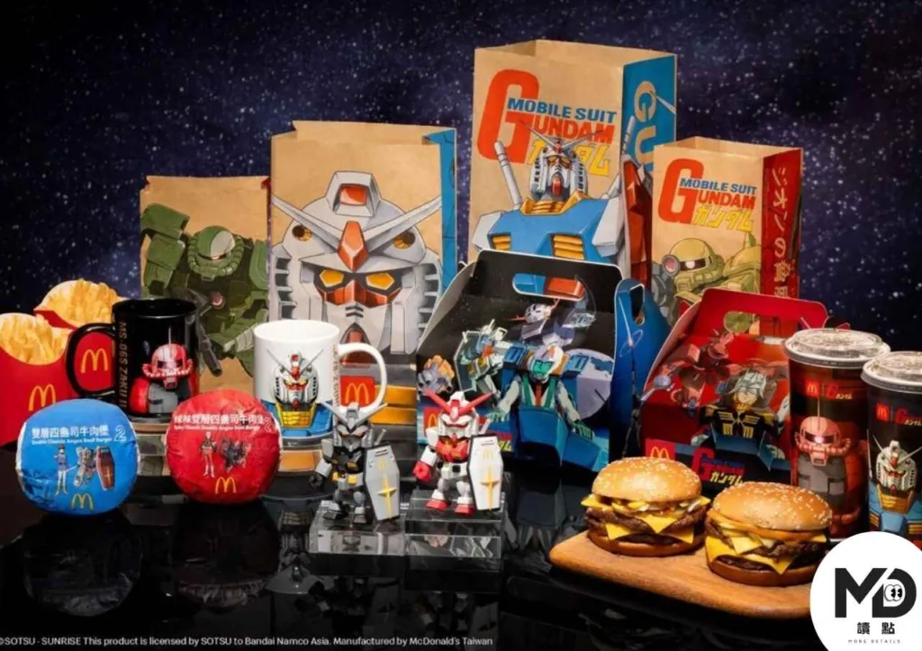 麥當勞×鋼彈 4/29 正式開打！台灣限定公仔、馬克杯、主題旗艦餐廳完整攻略