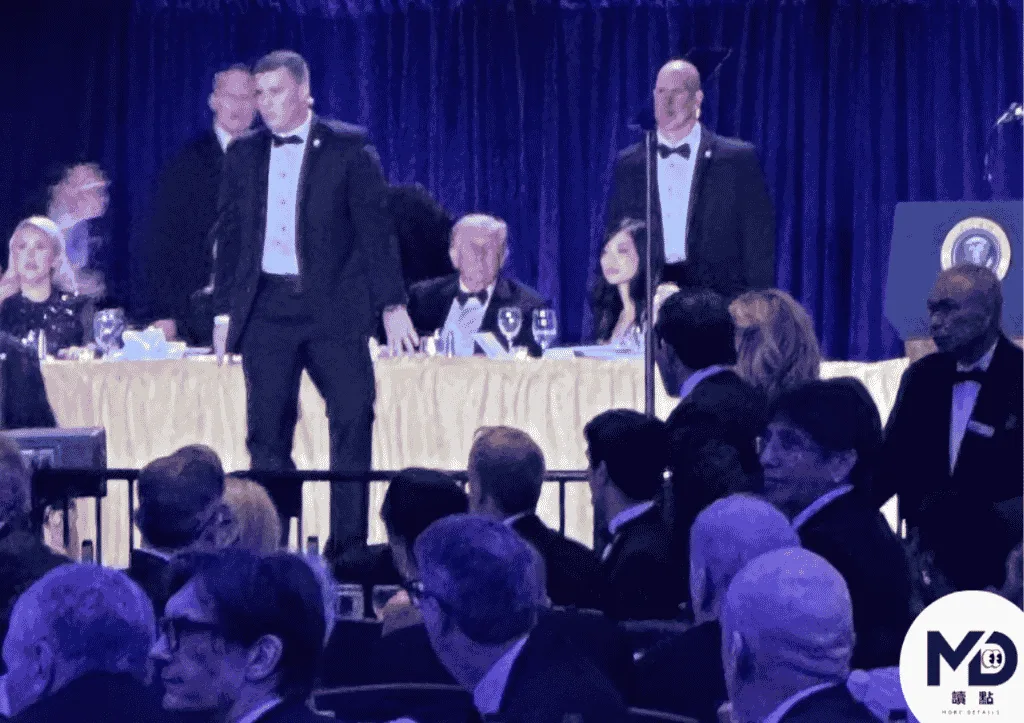 川普在白宮記者協會晚宴上的遇刺未遂