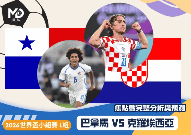 2026世界盃 巴拿馬vs克羅埃西亞比賽走勢分析