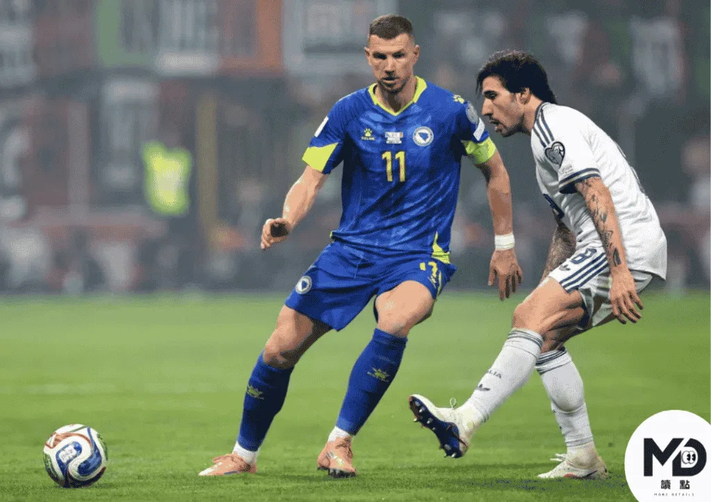 Edin Dzeko會是卡達必須要重點防守的波赫球員