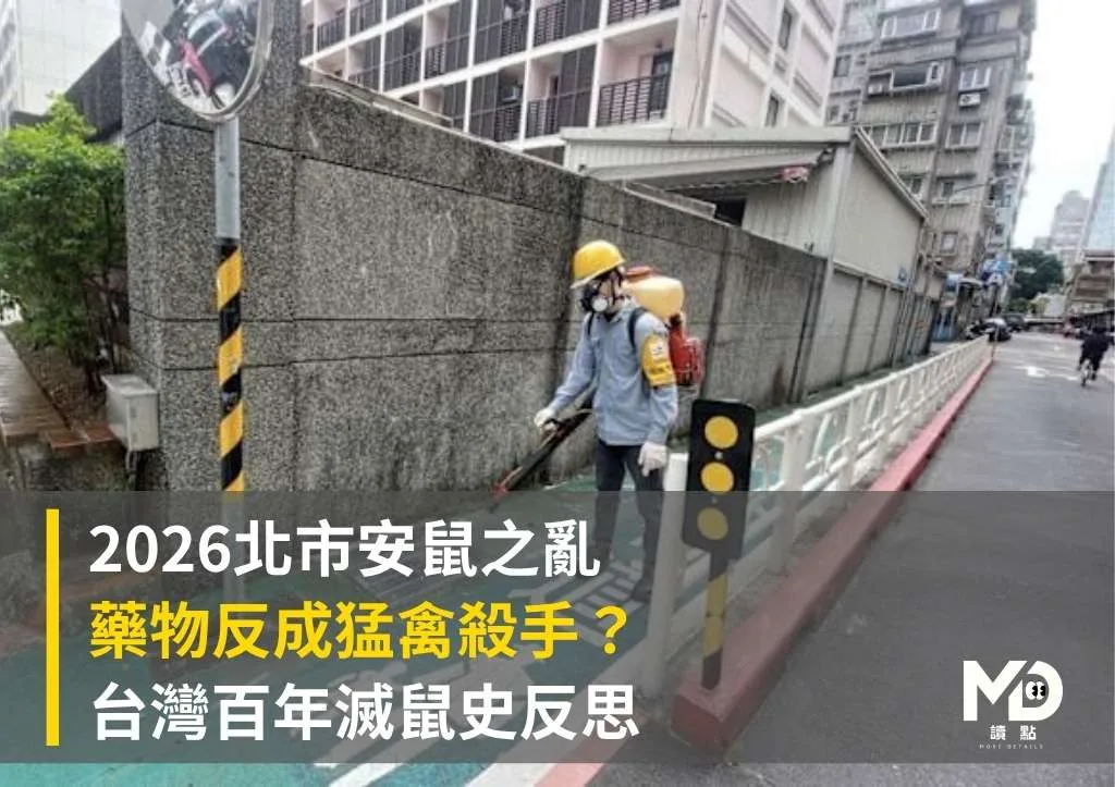 2026北市安鼠之亂｜藥物反成猛禽殺手？台灣百年滅鼠史反思