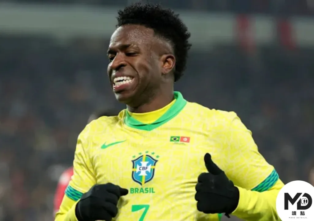 Vinícius Júnior擁有相當多頂級賽事經歷因此心態表現穩定