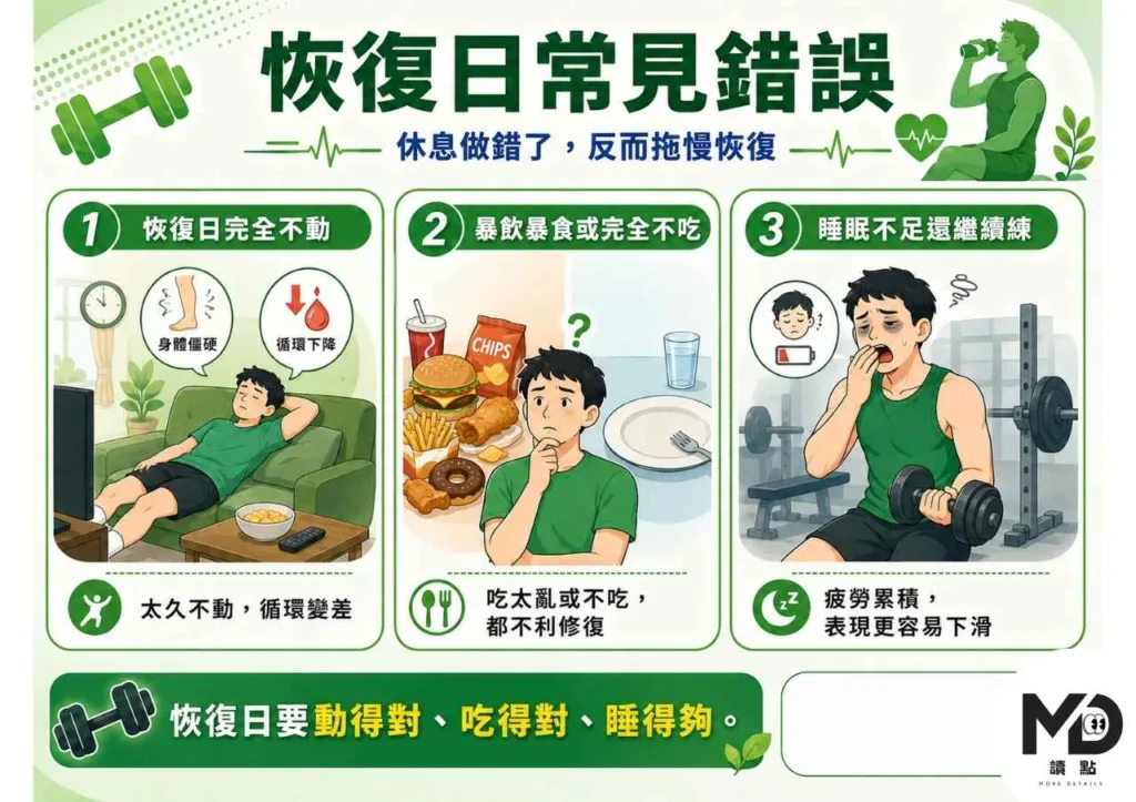 重訓後恢復日怎麼安排 ? 超回復機制×7大恢復策略完整攻略