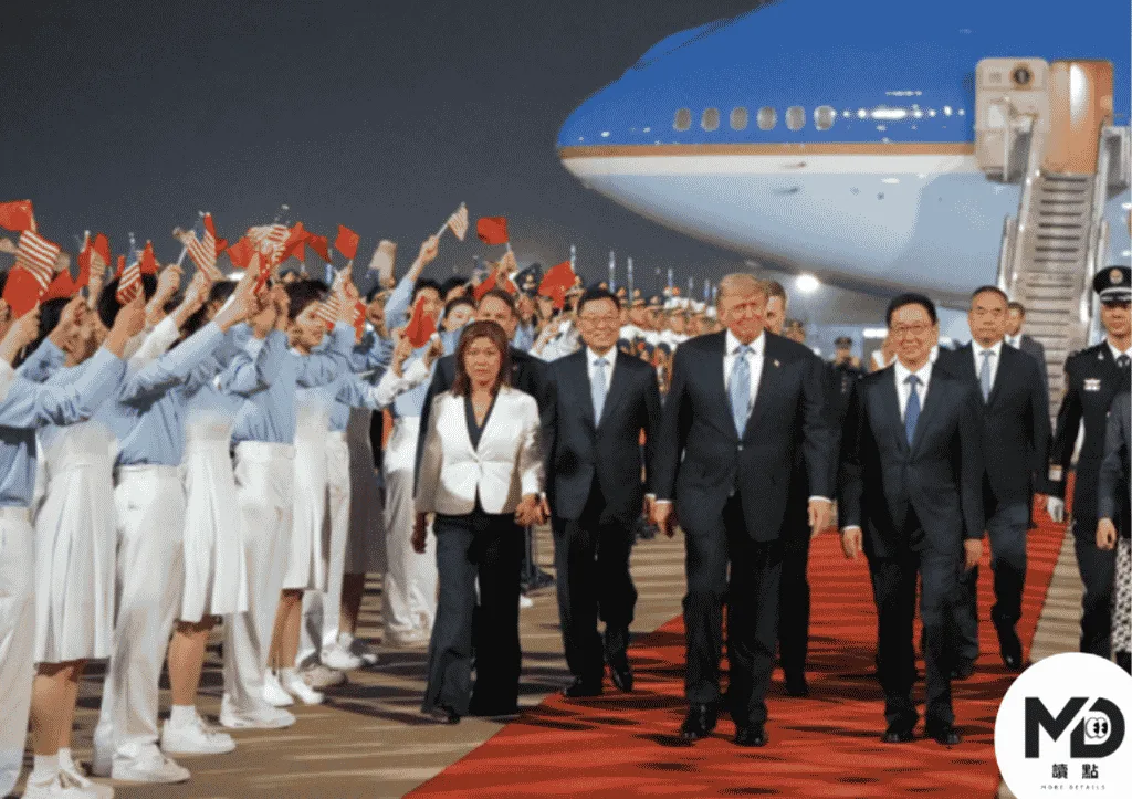 2026年5/13,美國總統川普(Donald Trump)抵達中國