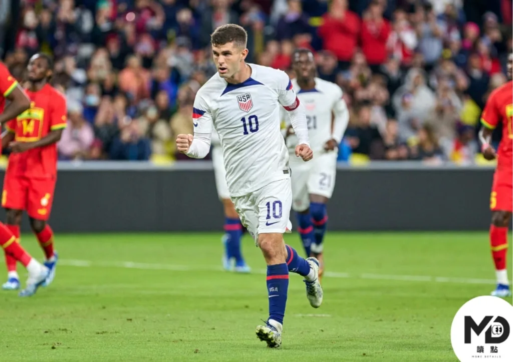 美國克里斯蒂安.普利西奇(Christian Pulisic)