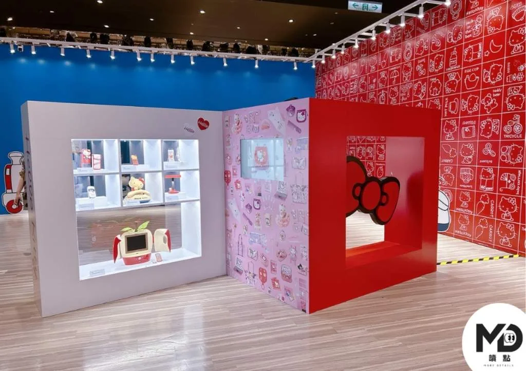Hello Kitty展高雄場50周年商品牆