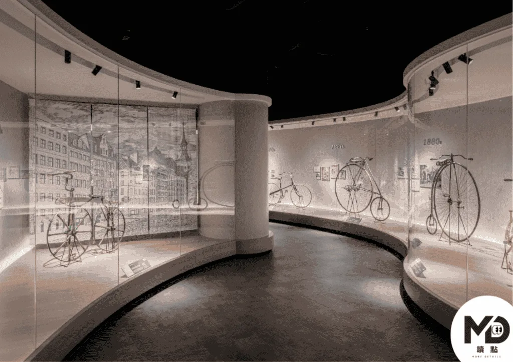 自行車文化探索館有展示自行車歷史演變