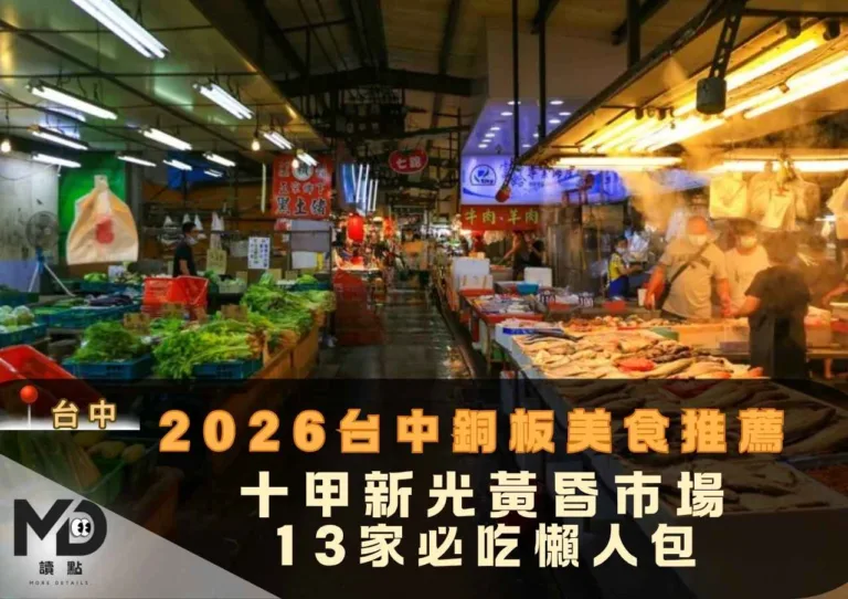 台中銅板美食推薦|十甲新光黃昏市場13家必吃懶人包